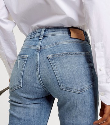 AG Jeans Girlfriend mid-rise straight jeans