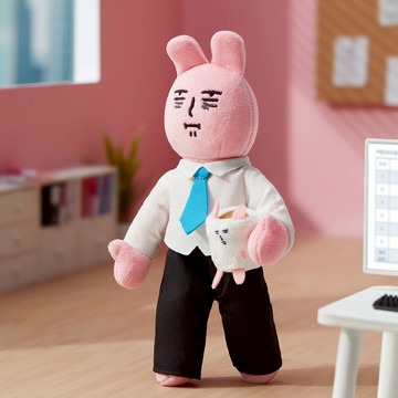 粉红兔子 超精神的一周OOTD系列毛绒盲盒(單入隨機款)