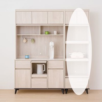 MUNA家居 萊米克4尺岩板餐櫃全組/N242-1+N240-2  121X40X203cm