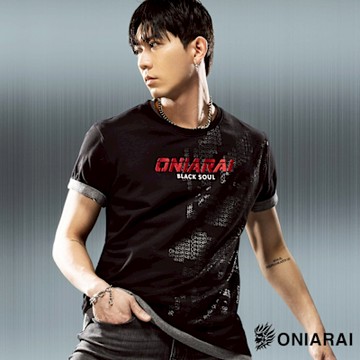 鬼洗 BLUE WAY – 黑標-極致闇光大側鬼頭短TEE