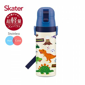 ◆原廠授權公司貨◆ Skater不鏽鋼直飲保溫水壺(470ml)恐龍 (現貨) ❤️ㄚ比小鼻❤️