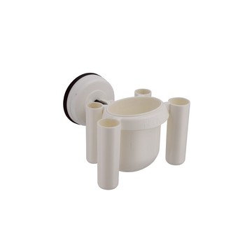 【FECA】D1 四孔吸盤牙刷架 - 白