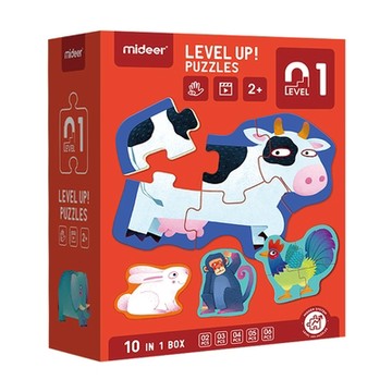 MiDeer - 進階式拼圖-簡單動物(LEVEL1)