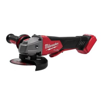 【Milwaukee 美沃奇】18V鋰電無刷5”調速速停砂輪機-槳式-空機-不含充電器及電池(M18FSAGV125XPDB-0X0)