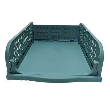 二代升級款 抽取式收納箱 單個售  深綠色