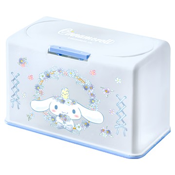 收納王妃 三麗鷗 萬用收納盒 50個  淺藍色 花朵大耳狗  1個