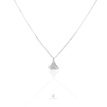 【快速出貨 】【ZO.CRAFT鑿工藝】小銀杏項鍊、耳環、獨家優惠套組1+1