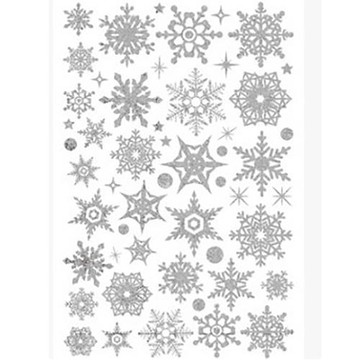 時尚壁貼-XH-003 銀色裝飾貼