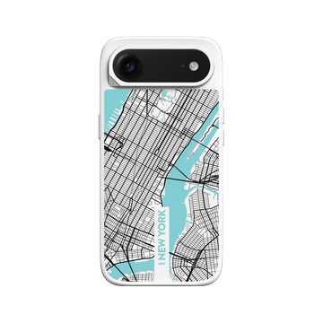 iPhone Air SolidX 白 - JOCR - New York (Black Logo)