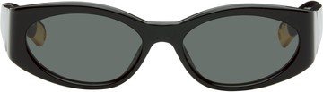 JACQUEMUS 黑色 The Ovalo 太阳镜
