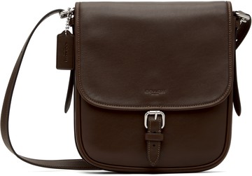 Coach 1941 棕色 Hitch Flap 斜挎包