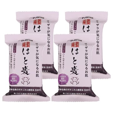 Pelican 沛麗康 薏仁潤肌香皂 2個 Set 日本原裝進口 含薏仁保濕成分潤肌膚  200g  2組