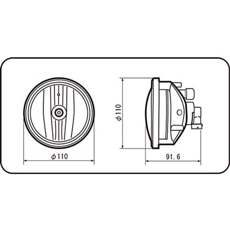 通販正規品 IPF フォグランプ ハロゲン H11 丸形 マルチリフレクター