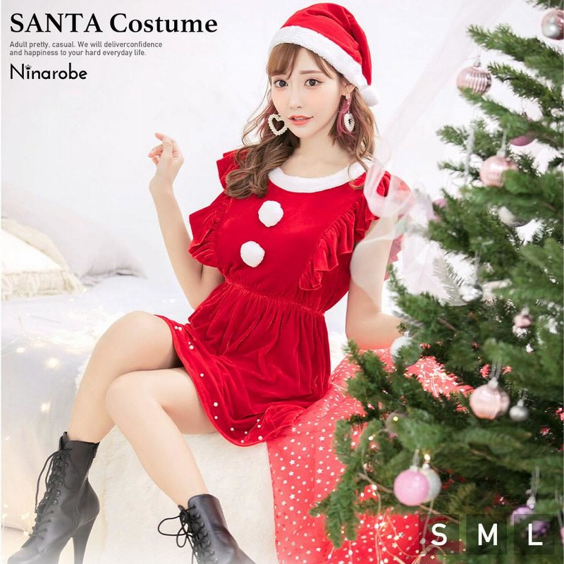 新品】サンタコス2着分セットコスプレクリスマス