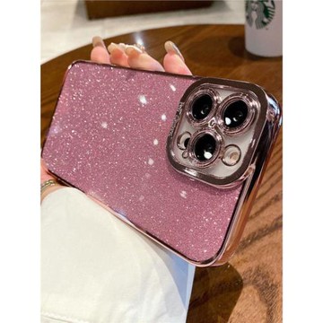 新款奢華閃粉適用蘋果16手機殼14鏡頭全包13情侶iPhone12promax保護套xs簡約15硅膠軟x潮XR男女11防摔15plus