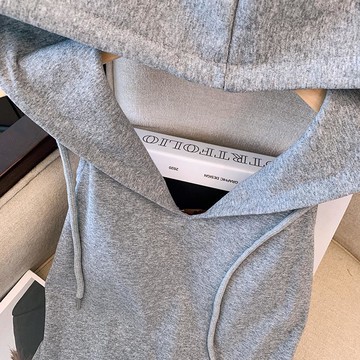 連帽衫女設計感V領無袖背心T恤上衣辣妹自帶胸墊薄款夏季新款