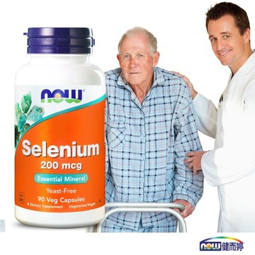 NOW健而婷 硒200mcg膠囊食品 (90顆/瓶)