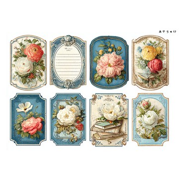 【10月新作】20-103-0235 裁切紙・拼貼素材