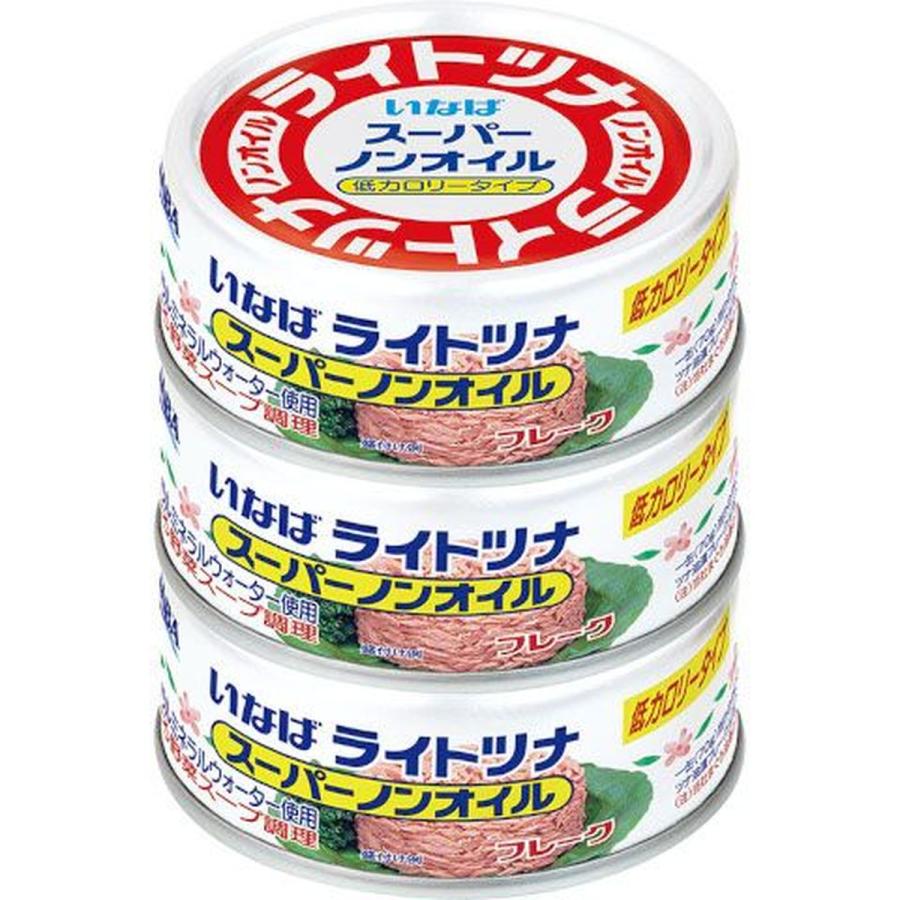 イナバ ライトツナ スーパーノンオイル タイ産 70g