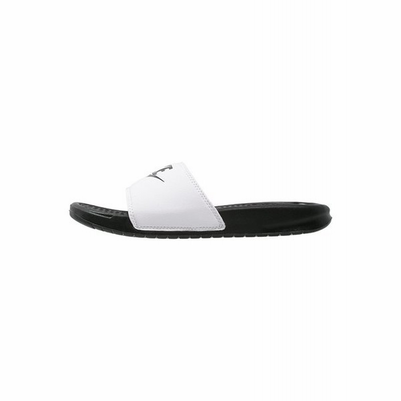 ナイキ サンダル メンズ シューズ Benassi Jdi Pool Slides White Black 通販 Lineポイント最大get Lineショッピング