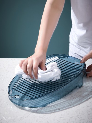 搓衣板家用洗衣服襪子神器宿舍新款迷你搓板懶人洗內衣加厚塑料板