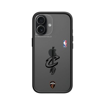 iPhone 17 Mod NX -邊框背蓋組合 (相機按鈕) 黑 - NBA - B&W-克里夫蘭騎士 Cleveland Cavaliers B&W