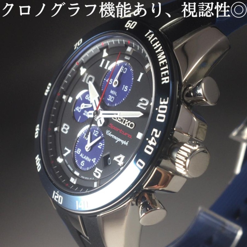 新品未使用 海外限定モデル SEIKO セイコー スポーチュラクロノグラフ◎ダイアルカラー