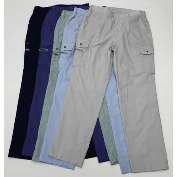 日單夏薄款戶外多兜工裝褲側兜多口袋直筒寬松日系復古休閑長褲