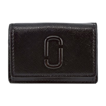 MARC JACOBS THE UTILITY SNAPSHOT 防刮三折鈔票短夾-黑_廠商直送