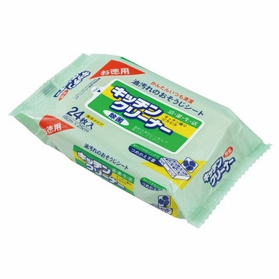 送料無料（北海道・沖縄・離島・は有料）　除菌キッチンクリーナー24枚入り　ご注文は100個単位（100の倍数）でお願いします。
