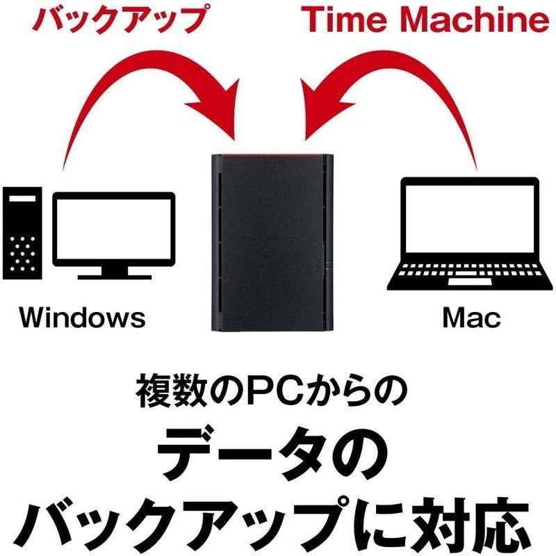 BUFFALO NAS PC/スマホ/タブレット対応 ネットワークHDD 6TB