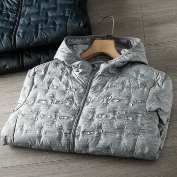 更輕更暖！全壓膠！不跑絨！戶外能性男士秋冬連帽運動休閑羽絨服