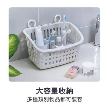 【台灣出貨】 掛鉤掛牆掛籃收納籃 掛壁式廚房浴室衛生間 免打孔置物架 收納筐 免打孔壁掛式收納籃 大容量摺疊收納 耐用