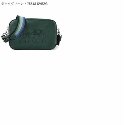 coach ショルダーバッグ　レザー 馬車ロゴ カメラバッグ　75818