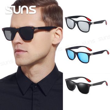 【SUNS】經典款時尚偏光墨鏡 TR90駕駛墨鏡 Polarized駕駛墨鏡 防眩光 抗UV400