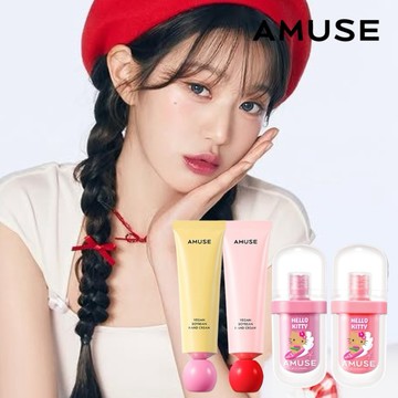 【AMUSE】HELLO KITTY 聯名果凍唇釉+香氛保濕護手霜套禮