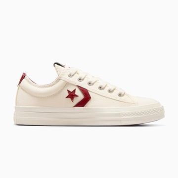 CONVERSE STAR PLAYER 76 OX 低筒 滑板鞋 休閒鞋 男鞋 女鞋 米白紅-A12591C