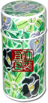 【7.5折優惠】 九谷印刷罐 /繪花  240入