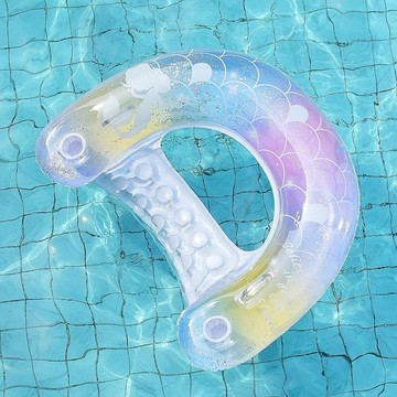 臺灣/✨游泳用品游泳圈成人水上浮牀U型浮椅漂浮充氣墊戲水玩具兒童浮排游泳神器