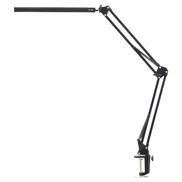 LED長臂護眼檯燈夾座款 黑色