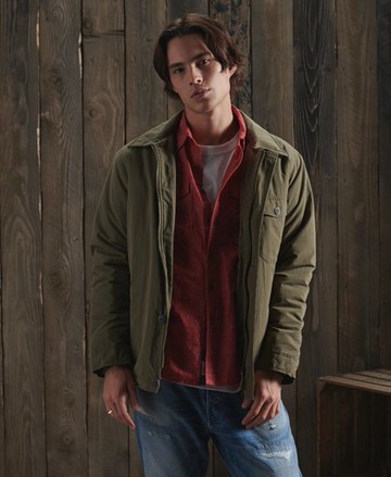 Superdry Men's Dry Dry Tank Jacket Khaki Size: XS