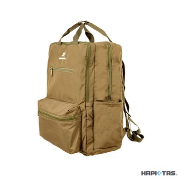 【HAPI+TAS】日本原廠授權 摺疊手提後背包-仙人掌綠