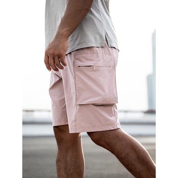 EVENSO Chill輕薄梭織速干健身百慕大短褲透氣寬松五分褲休閑褲夏