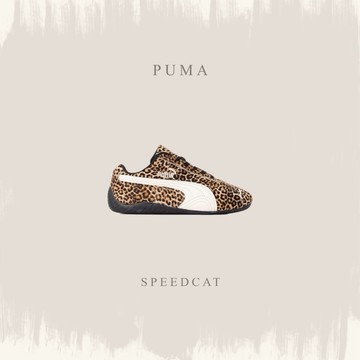 PUMA SPEEDCAT 豹紋 短棕毛  賽車鞋 休閒 復古 406394-01