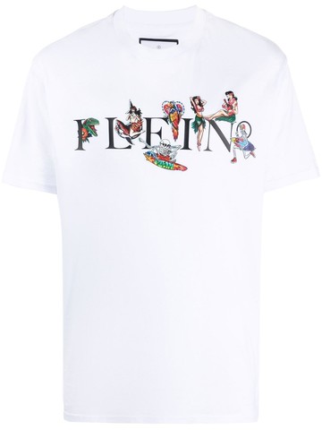 Philipp Plein `Hawaii` Round-Neck T-Shirt