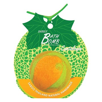 Saboo 泡泡沐浴球 CANTALOUPE 綠哈密瓜 天然手工製作  150g  1顆