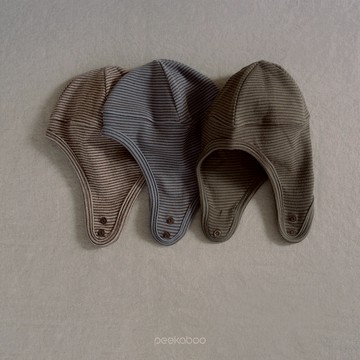 peekaboo 波音條紋飛行帽｜嬰兒帽子 寶寶帽子 男寶 女寶 兒童帽子 嬰兒衣服 韓國童裝