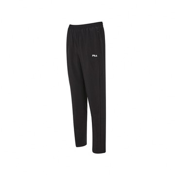 FILA 男抗UV平織長褲-黑色 1PNZ-1315-BK