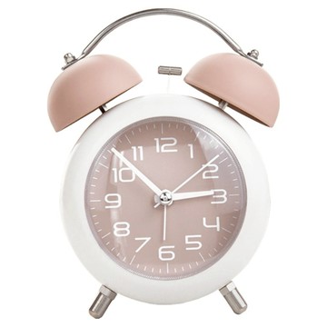 超大鈴聲小夜燈數字鬧鐘 210g  粉色