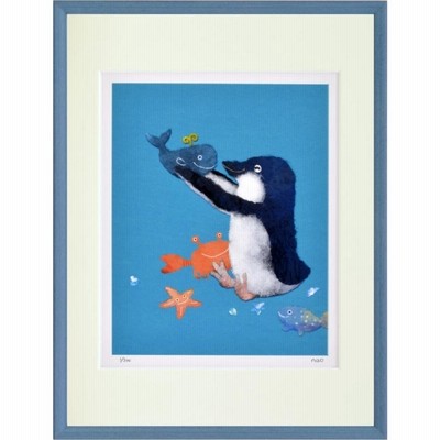 絵画 壁掛け うみのおもちゃ(菜生) インテリア 壁掛け 額入り 油絵 ポスター アート おしゃれ